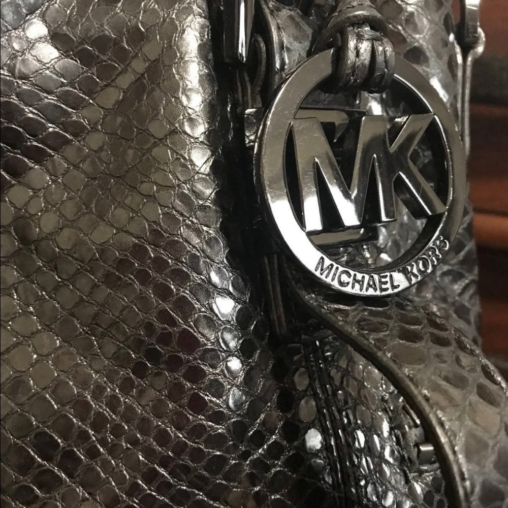 Michael Kors Large Darrington Python Embossed Tote - image 3
